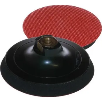 Brusný kotouč Talíř podložný pr. 150mm na úhlovou brusku, suchý zip, podklad pružný, upínací závit M14