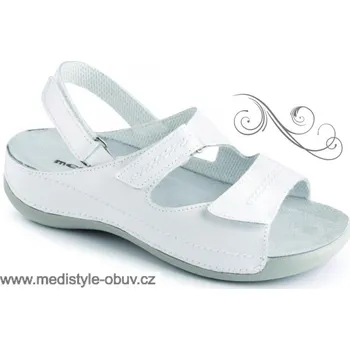 Dámská zdravotní obuv MEDISTYLE ŠÁRKA LŠ-V21 sandál bílý, bílá - 42
