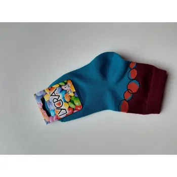 Ponožky bublinky Tyrkysově vínová 22-23 (odpovídá 33-35 EU obuv) velikost ponožková