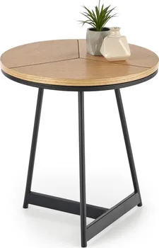 Konferenční stolek Halmar Karida S 45 x 45 cm dub/černý