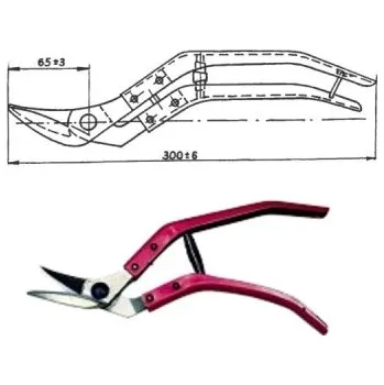Sada nářadí Nůžky na plech 300mm, vyosené, typ 2324, ROSTEX