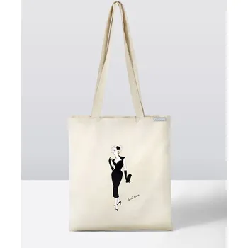 Plátěná taška Burda B55008 s motivem, 38x42cm, ucha 75cm