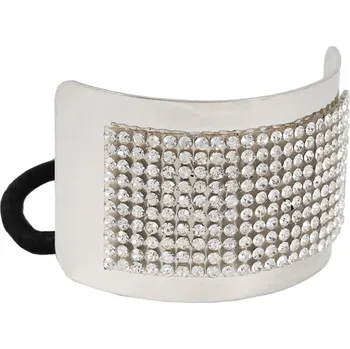 Gumička s kovovou ozdobou a kamínky