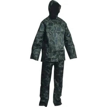 Pláštěnka Oblek do deště, dvoudílný s kapucí CARINA, (vel.XL), maskovací