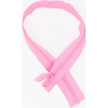 Zip YKK Zip spirálový dělitelný 60cm sv. růžová