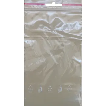 Sáček na potraviny Zipové sáčky DEUTCH rychlouzavírací, 10x15 cm, 40 µm, 100 ks