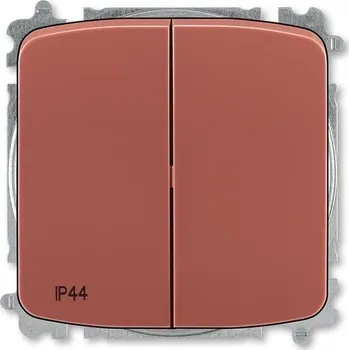 vypínač a zásuvka Spínač IP 44, řazení 5, 3559A-A05940 R2, ABB, Tango, vřesová červená (ABB, Tango, vřesová červená)