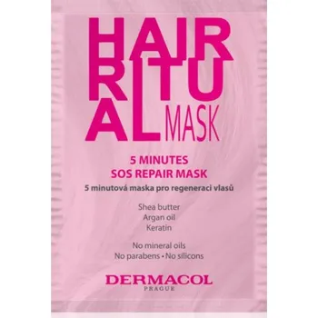 Vlasová regenerace Dermacol Hair Ritual 5 Minutes SOS Repair Mask 15 ml