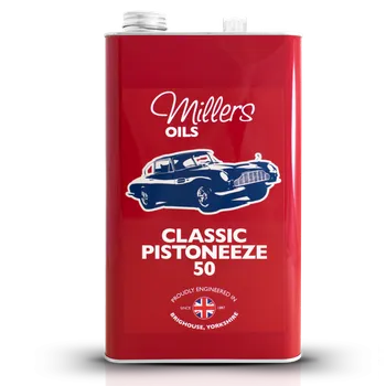 Auto-moto MILLERS OILS Pistoneeze P50 79105 jednorozsahový motorový olej s malou příměsí čistidel a rozpouštědel 5 l