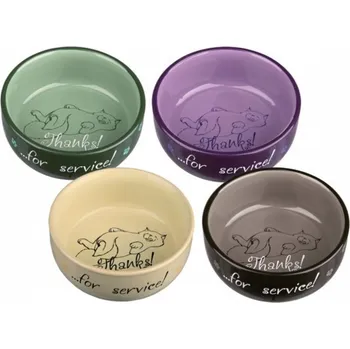 Miska pro psa MISKA - keramická 0,3l/11cm ležící CAT