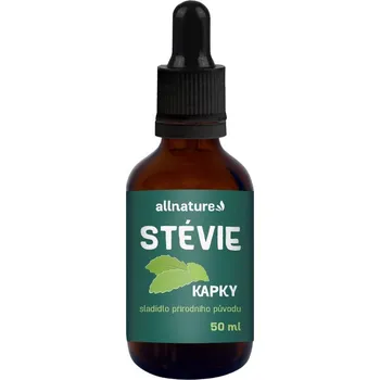 Přisada na vaření a pečení Allnature Stévie kapky 50 ml