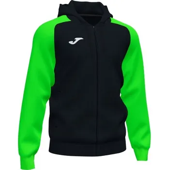 Pánská mikina Mikina s kapucí JOMA Academy IV Velikost: XS, Barva: černá/zelená reflex