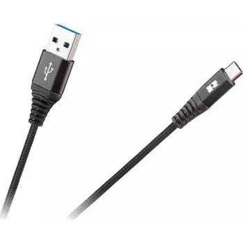 Datový kabel Kabel REBEL USB/USB-C Černý 0,5m