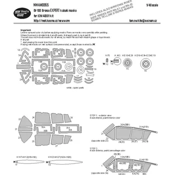 Plastikový model New Ware 1/48 Mask OV-10D Bronco EXPERT (ICM 48301)