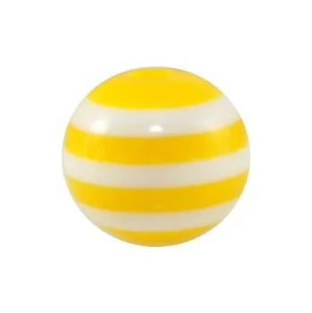 Dětské navlékací korálky Pruhované plastové korálky VYBERTE VARIANTU Barva: žluto bílý pruh