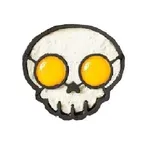 MASTER Silikonová forma na vajíčka lebka