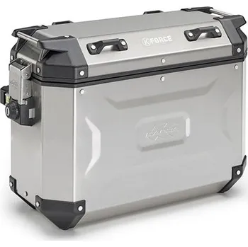 Zavazadlo na motocykl hliníkový boční kufr, KAPPA (37l, hliník)