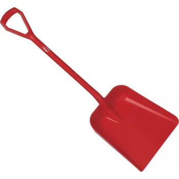 Lopata Vikan Lopata D úchyt, velká hluboká plocha Lopata +4 červená