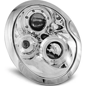 Přední světlomet Přední světla angel eyes Mini Cooper chromové
