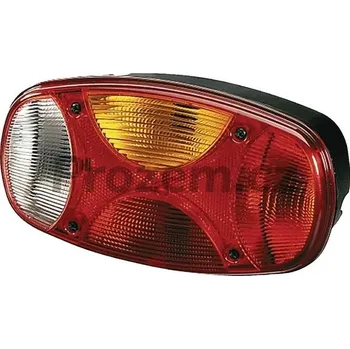 Zadní světlomet Hella Zadní světlo, Hella koncové světlo CARGOLUNA pravé, 12/24 V, 2VP 343640041, konektor DEUTSCH 6-pólový