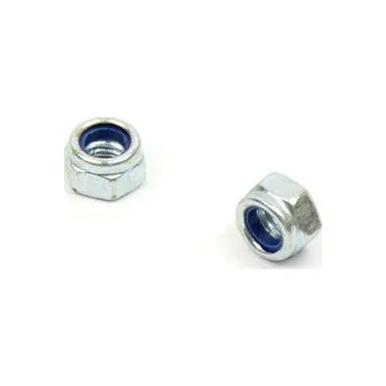 Matice Samojistící matice DIN 985 M2 zinek bílý (Matice s polyamidovou vložkou, pojistná)