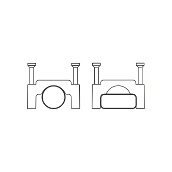 Průmyslová sponka Spony na kabely do omítky / zdi / betonu typ YC