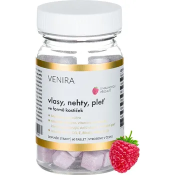 VENIRA Vlasy, nehty a pleť malina 60 tbl.