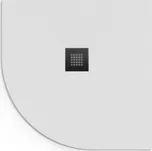 Sprchová vanička čtvrtkruhová SAT Alek 90x90 cm litý mramor SATALEK90SB