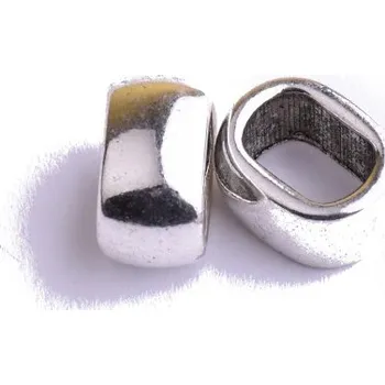 Dětské navlékací korálky Kovové korálky 8x12,5x15,5mm