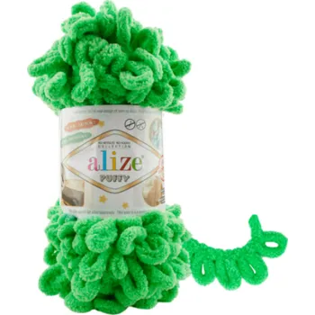Příze Alize Puffy 778 – zelená