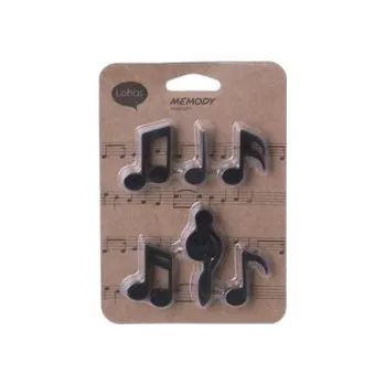 Magnet na ledničku nebo nástěnku - noty a houslové klíče