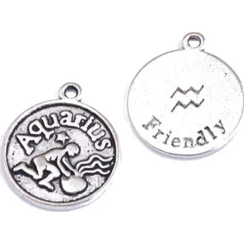 Přívěsek Přívěsek VODNÁŘ, 17x20mm, 2ks