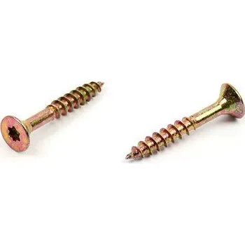 Vrut Univerzální vrut do dřeva 4,5x45/30 TORX zinek žlutý (Univerzální vrut TORX částečný závit)