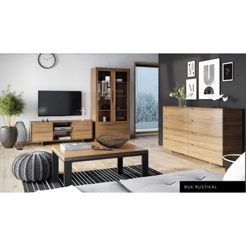 Obývací stěna DREVMAX Obývací pokoj z masivu buk