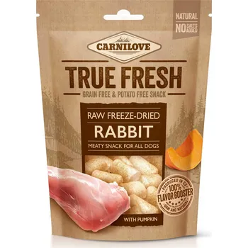 Pamlsek pro psa Carnilove Raw Freeze-Dried Rabbit/Pumpkin 40 g