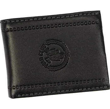 Peněženka Pánská kožená peněženka Harvey Miller Polo Club 1725 992 černá