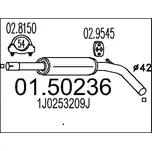 Střední tlumič výfuku MTS 01.50236
