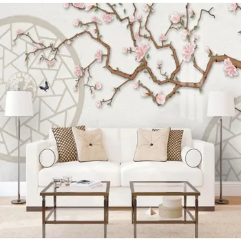 Tapeta Solution Media 3D tapety - Rozkvetlý strom MU4172 1 - Voděodolné plátno - Textilní tapeta omyvatelná - 250g/m2