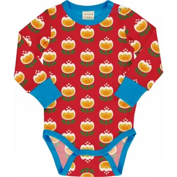 Kojenecký body Dětské body s dlouhým rukávem Tulipán Maxomorra Velikost: 62/68