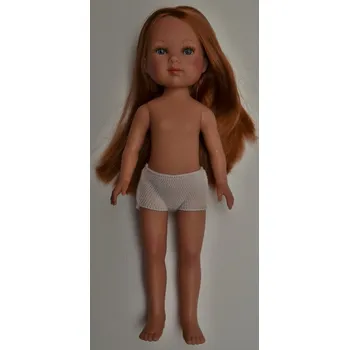 Panenka Realistická panenka Carlota bez oblečení od firmy Vestida de Azul - zrzavé vlasy (Zrzavé vlasy )