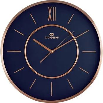 Hodiny Nástěnné kovové hodiny Dogeni WNM041BU + dárek zdarma