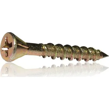 Vrut Vrut CETRIS 4,2x55/30 do cementořískových desek (Kuželová hlava, zinek žlutý)