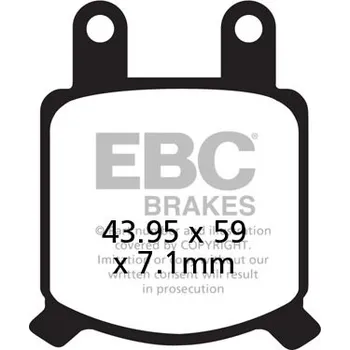 Autodíl Brzdové destičky EBC FA076
