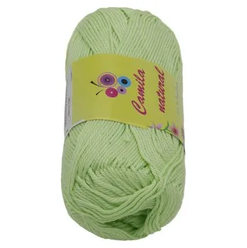 Příze Příze CAMILA natural 50g / 125 m světle zelená