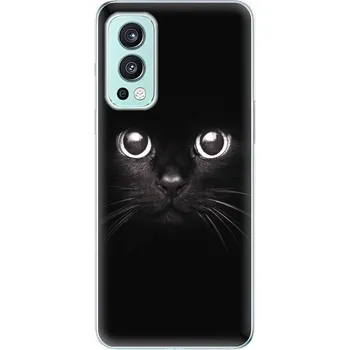 Pouzdro na mobilní telefon Odolné silikonové pouzdro iSaprio - Black Cat - OnePlus Nord 2 5G