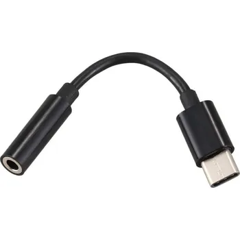 Redukce Redukce adaptér USB-C na JACK 3.5 mm černá