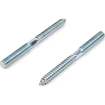 Dílna Kombinovaný šroub-vrut M10x110 mm, se středovým šestihranem, zinek bílý (Kombinovaný šroub-vrut M10x110, zinek bílý)