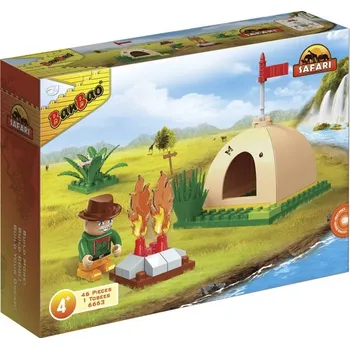ostatní stavebnice BanBao Safari Kempování (Stavebnice)