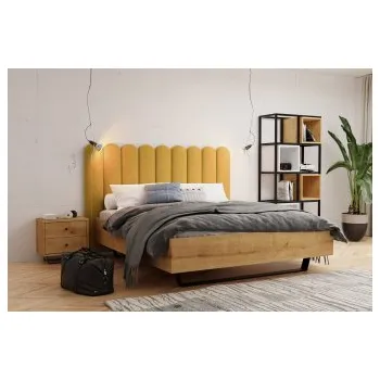 Předsíňová stěna Čalouněný nástěnný panel plot 20 x 70 x 3 cm hořčicová