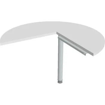 Kancelářský vozík HOBIS přídavný stůl jednací levý - CP 21 L, bílá + doprava zdarma